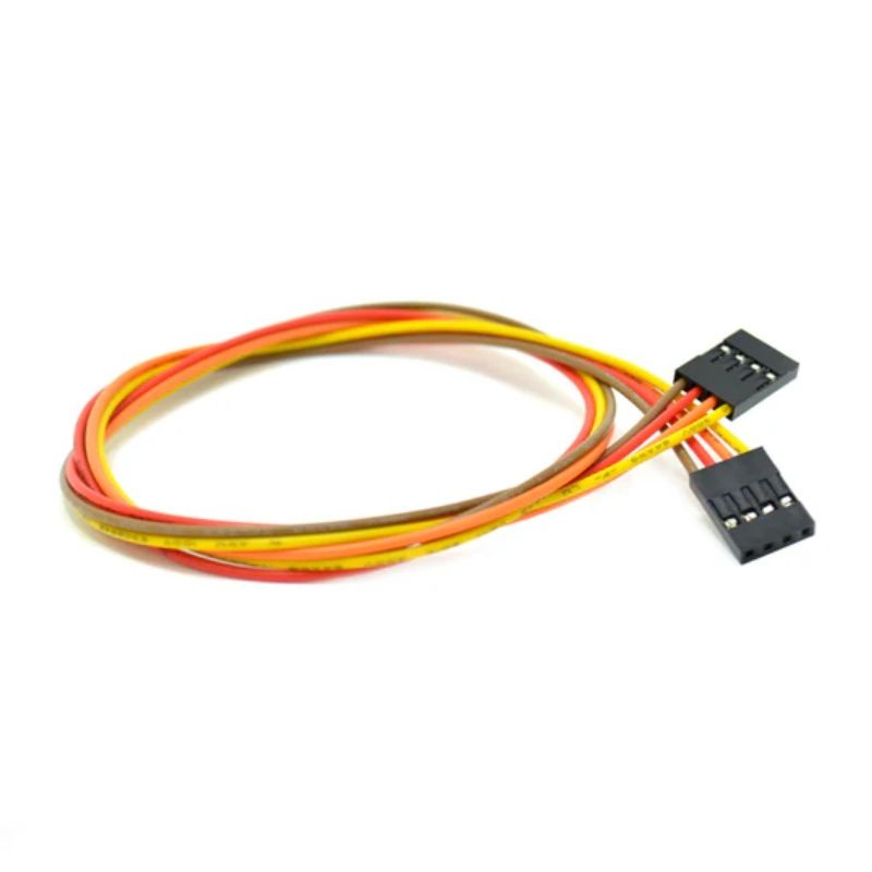 CONCG-045400 – JUMPER WIRE FEM/FEM 4P 15INCH 24AWG ASSORTED COLOR 0.1IN PITCH
