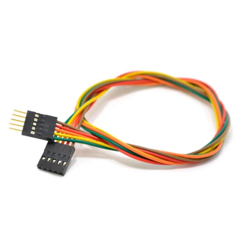 CONCG-045510 – JUMPER WIRE MALE/FEM 5P 15IN 24AWG ASSORTED COLOR 0.1IN PITCH