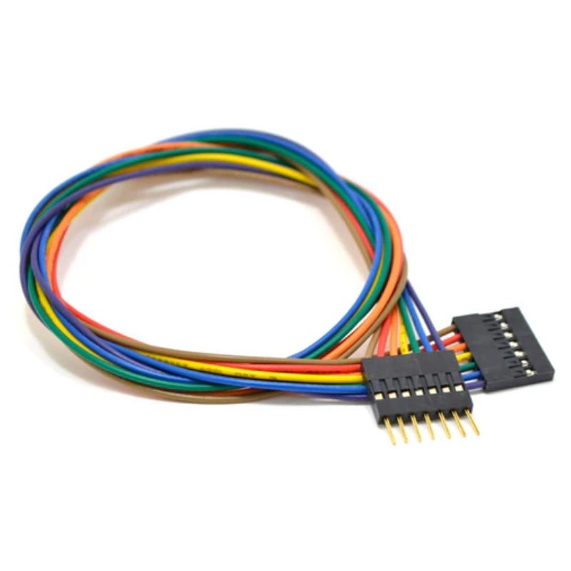 CONCG-045710 – JUMPER WIRE MALE/FEM 7P 15IN 24AWG ASSORTED COLOR 0.1IN PITCH