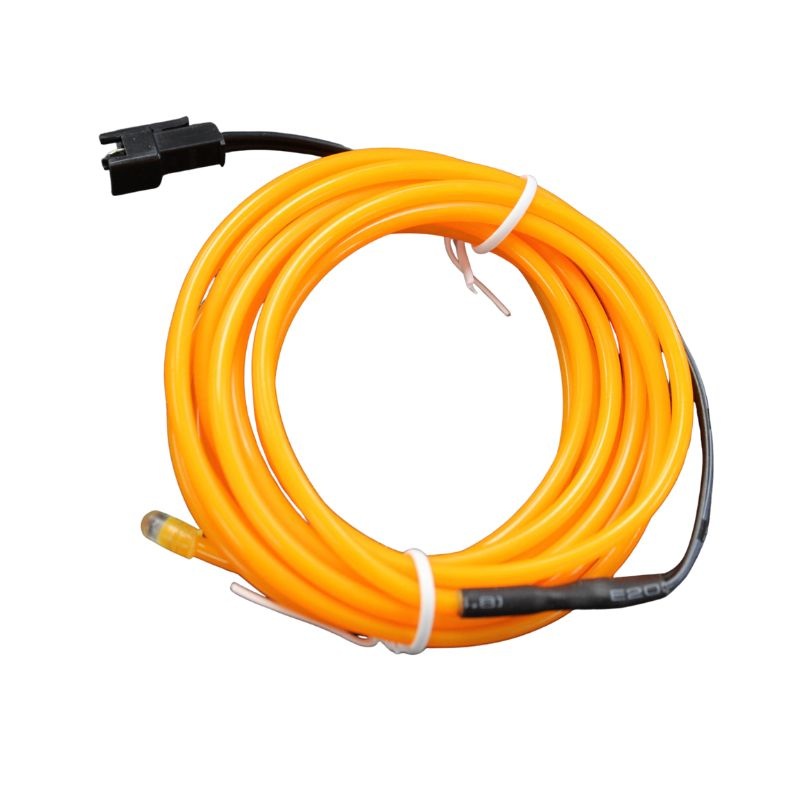 ELWRE-050804 – EL WIRE ORANGE 2.3MM 2M WITHOUT INVERTER