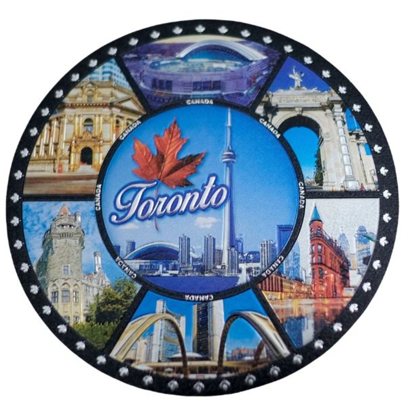 02313 – TORONTO ROUND FOIL MAGNET 3.35 D
