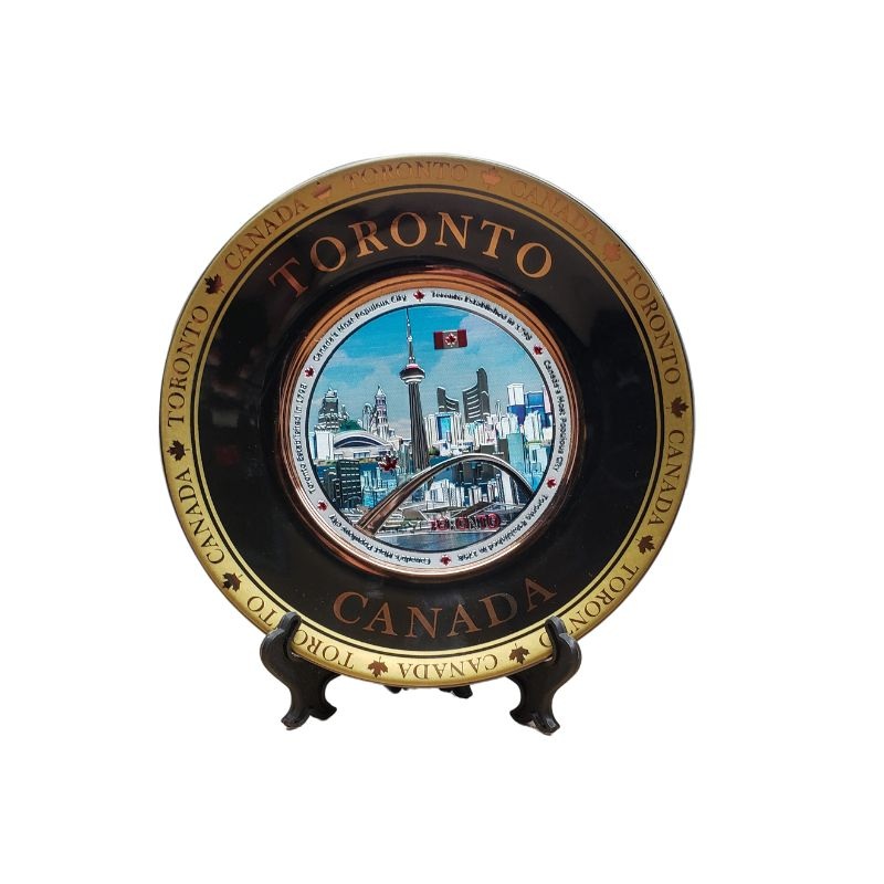 03026M – TORONTO SOUVENIR PLATE 6IN