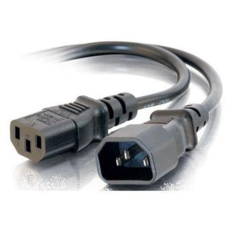 0419-1 – JUMPER CORD 3/18 1FT RND BLK SVT C14 TO C13 FT2 105C