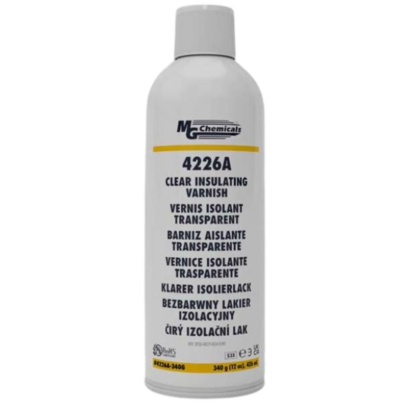 4226A-340G – INSULATING VARNISH CLEAR 340G W/EXCELENT ARC CORONA RESISTANT
