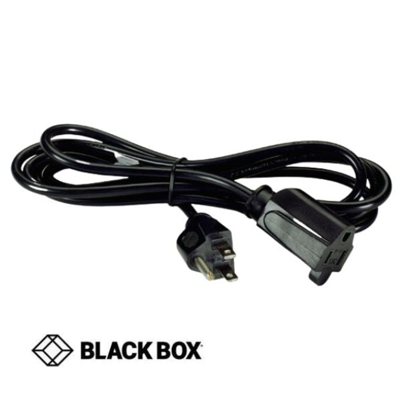 EPXR28 – EXTENSION CORD 3/18 6.5FT SVT BLACK NEMA 5-15P TO 5-15R