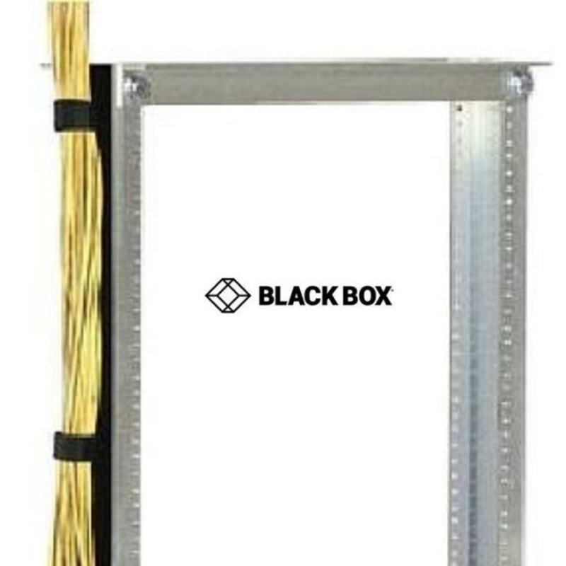 JPM535A – CABLE MANAGER FLEXIBLE VERTICAL W/LOOPS 44IN BLK SELF-ADHESIVE
