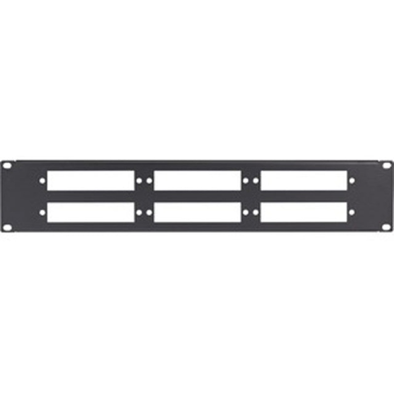 JPMT-FIBER-6 – PATCH PANEL FIBER OPTIC BLANK 2U 6SLOT REGULAR BLACK RACKMOUNT.
