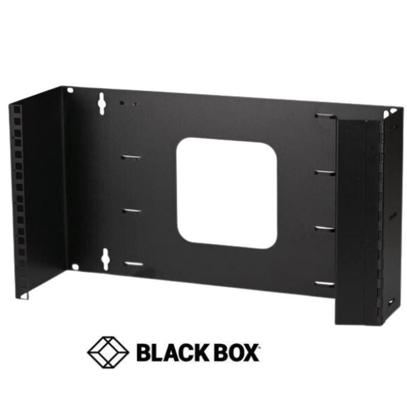 JPMT093 – WALL MOUNT BRACKET 6U 19IN BLK DEPTH 6IN HINGED