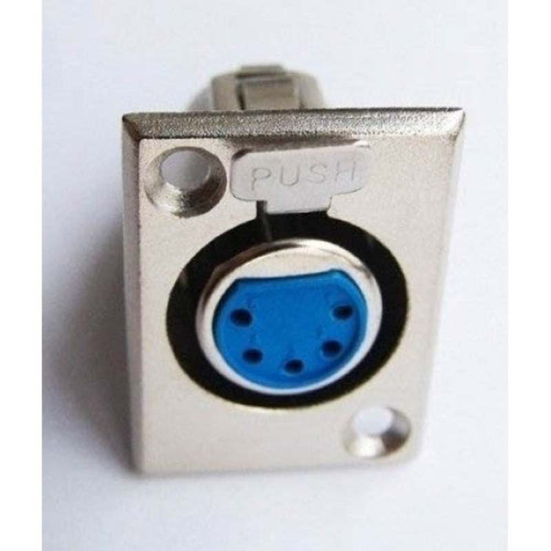 25-535-1 – XLR 5JK CHASIS MOUNT TIN SOL LOCK METAL