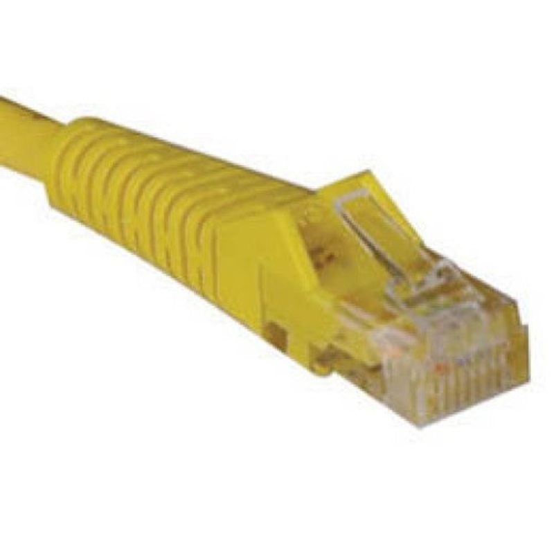 5726 – PATCH CORD CAT5E YEL 10FT SNAGLESS BOOT
