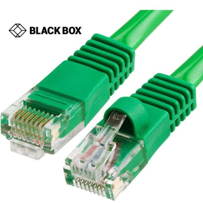 CAT5EPC-001-GN – PATCH CORD CAT5E GRN 1FT SNAGLESS BOOT