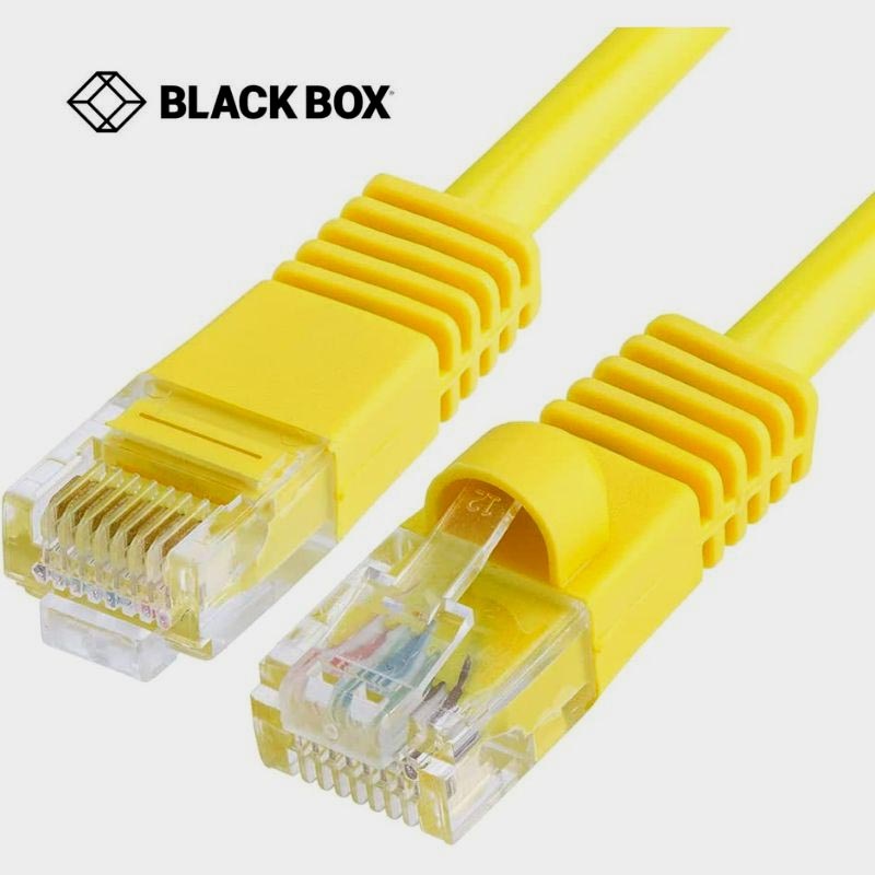 CAT5EPC-004-YL – PATCH CORD CAT5E YEL 4FT SNAGLESS BOOT