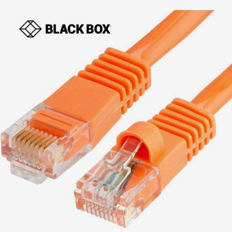 CAT5EPC-006-OR – PATCH CORD CAT5E ORG 6FT SNAGLESS BOOT
