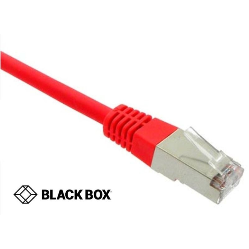 EVNSL0172RD-0025 – PATCH CORD CAT5E RED 25FT SHIELD BOOT