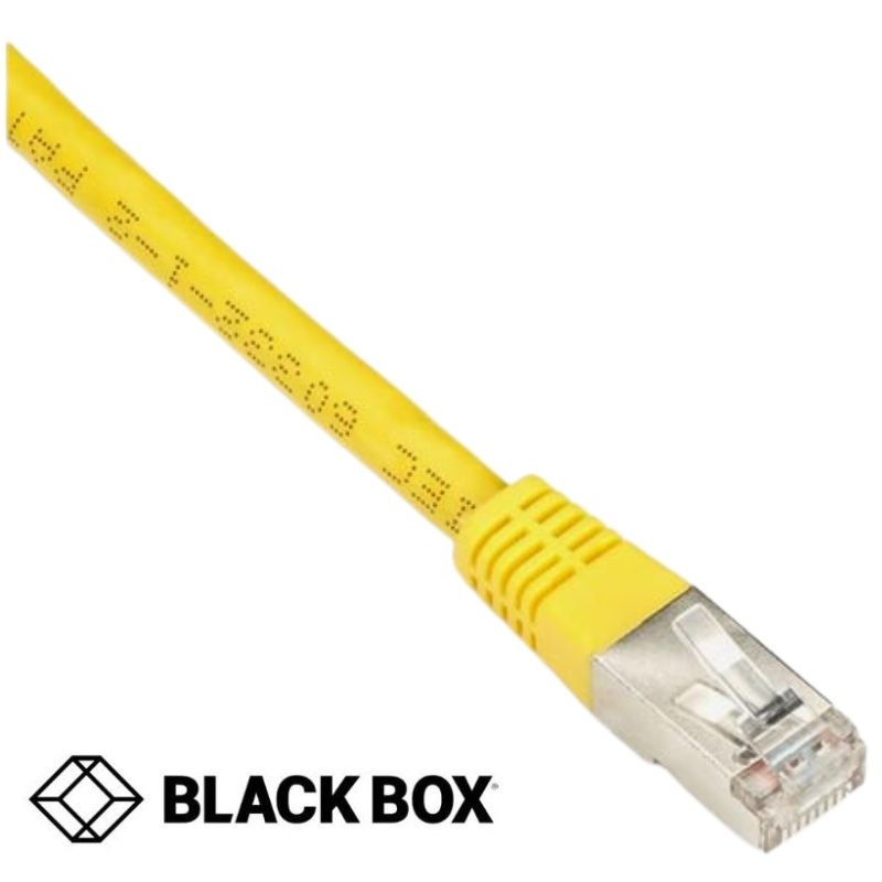 EVNSL0172YL-0010 – PATCH CORD CAT5E YEL 10FT SHIELD BOOT