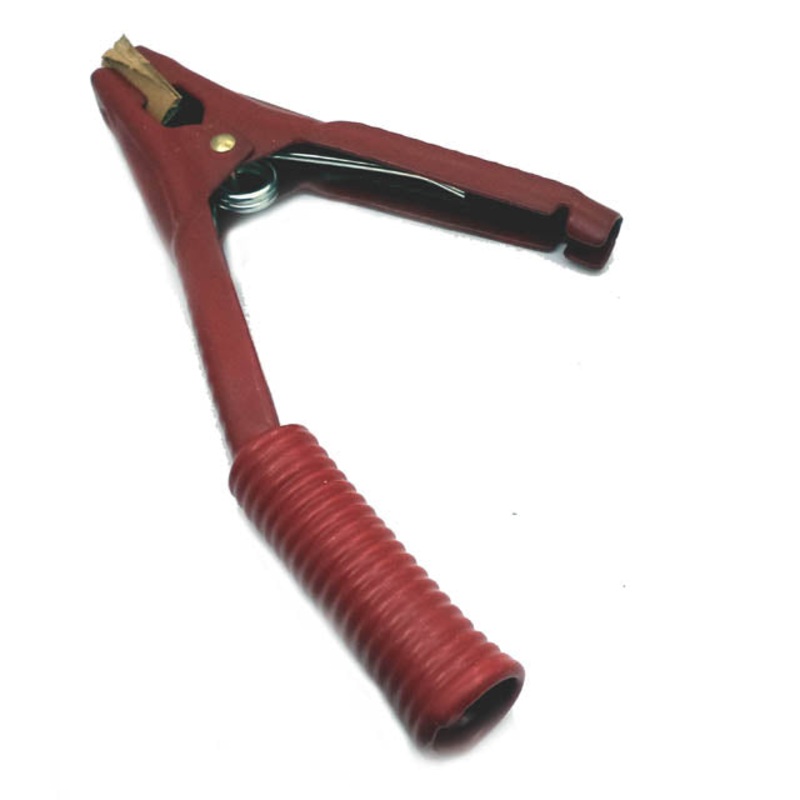N A – ALLIGATOR CLIP 6IN RED INSULATED HANDLE LARGE FOR BATTERY