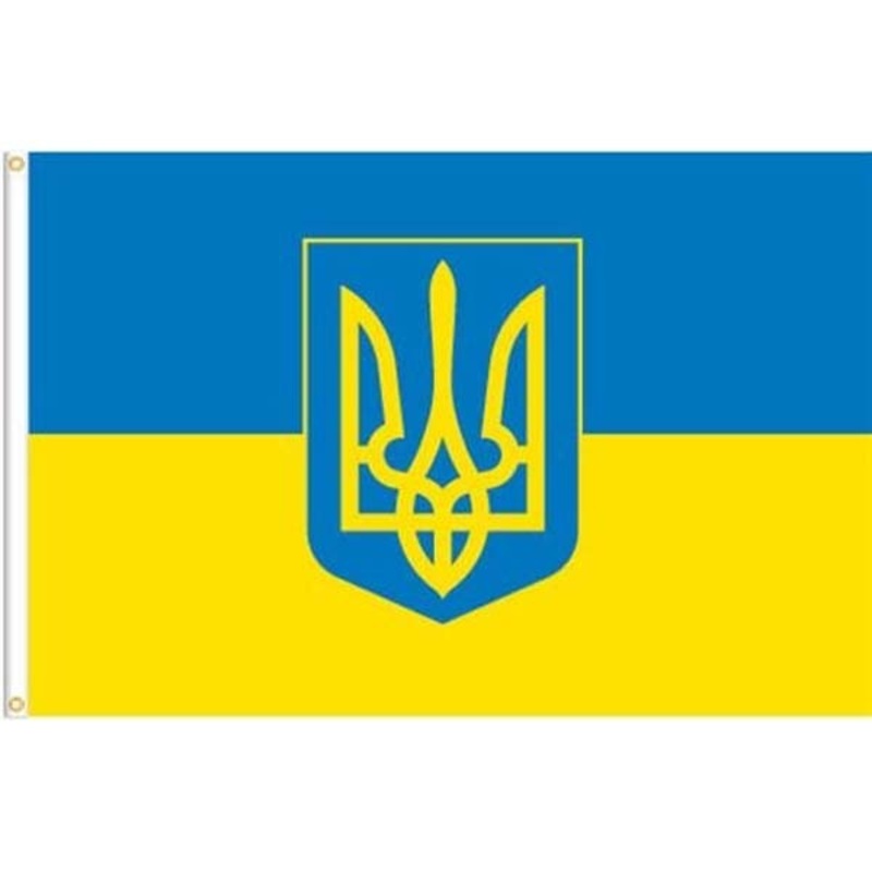 13396 – UKRAINE TRI SOUVENIR FLAG 3X5FT