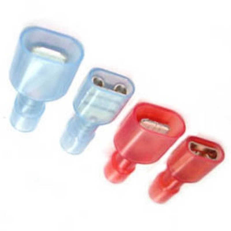 20-151P – QUICK CONN M/F RED/BLU 0250IN 22-16AWG FULLY INSU. 10SETS/PACK (20 pcs/pkg)