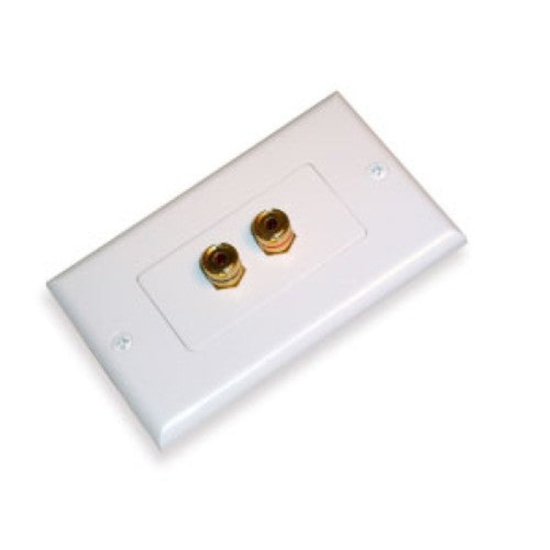 3324 – WALL PLATE BINDING POST 2POS