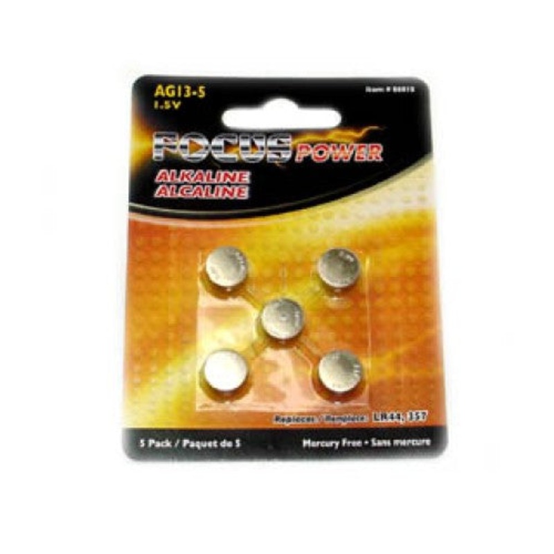 86015 – BATTERY ALKALINE AG13 1.55V COIN  (5 pcs/pkg)