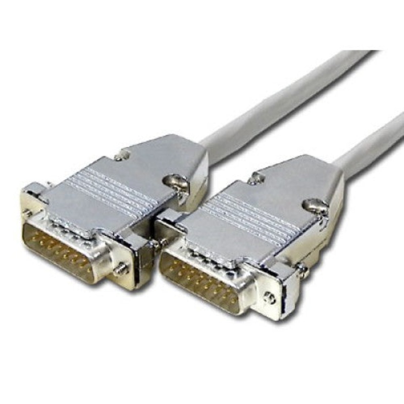 CX15M06 – JOYSTICK CABLE DB15M/M 6FT BEIGE