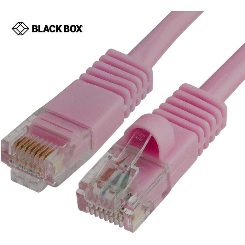 EVNSL86-0002 – PATCH CORD CAT5E PNK 2FT SNAGLESS BOOT