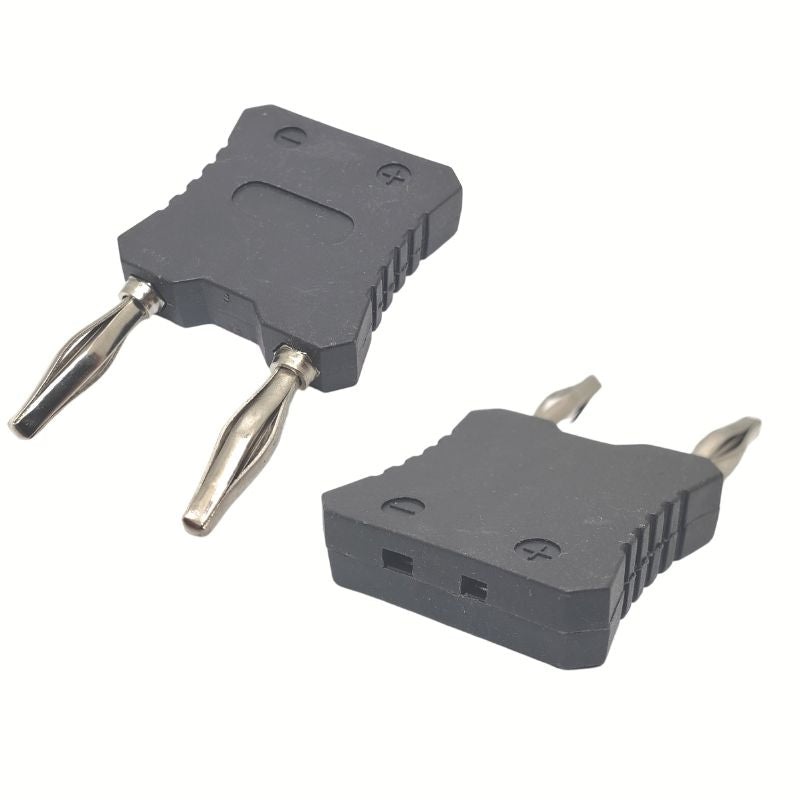 GBN-111B – BANANA PLUG TO K-TYPE THERMOCOUPLE/LX/CX ADAPTER BLK