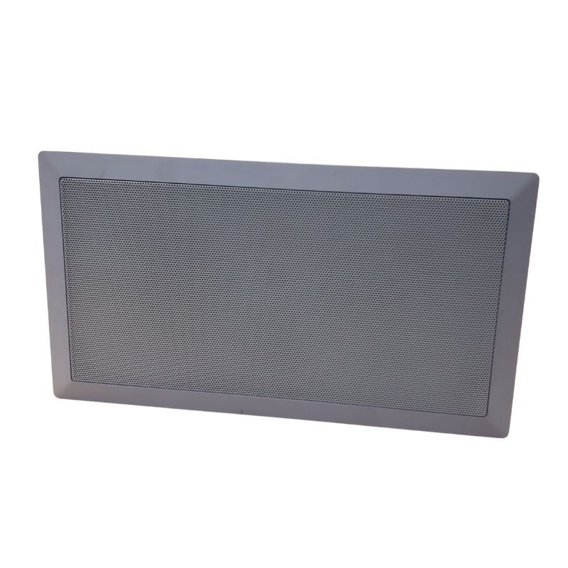 SDM5 – SPEAKER IN-WALL 8R 80W RECT WHT 7 3/8 X 14 1/8IN CUT-OUT