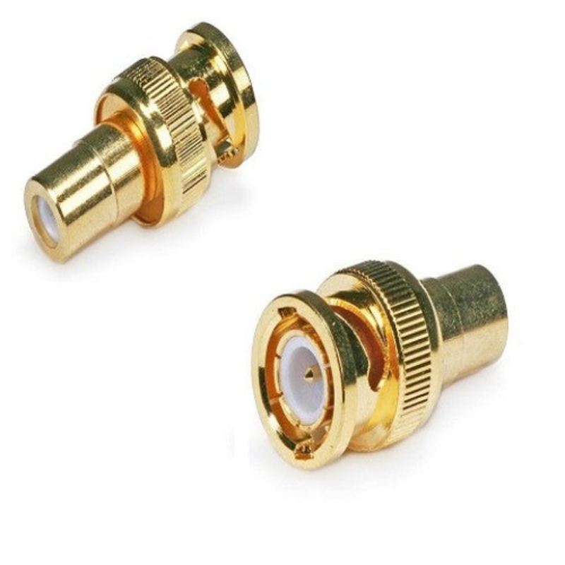 1278-0303 – BNC ADAPTER PLUG-RCA JACK GOLD