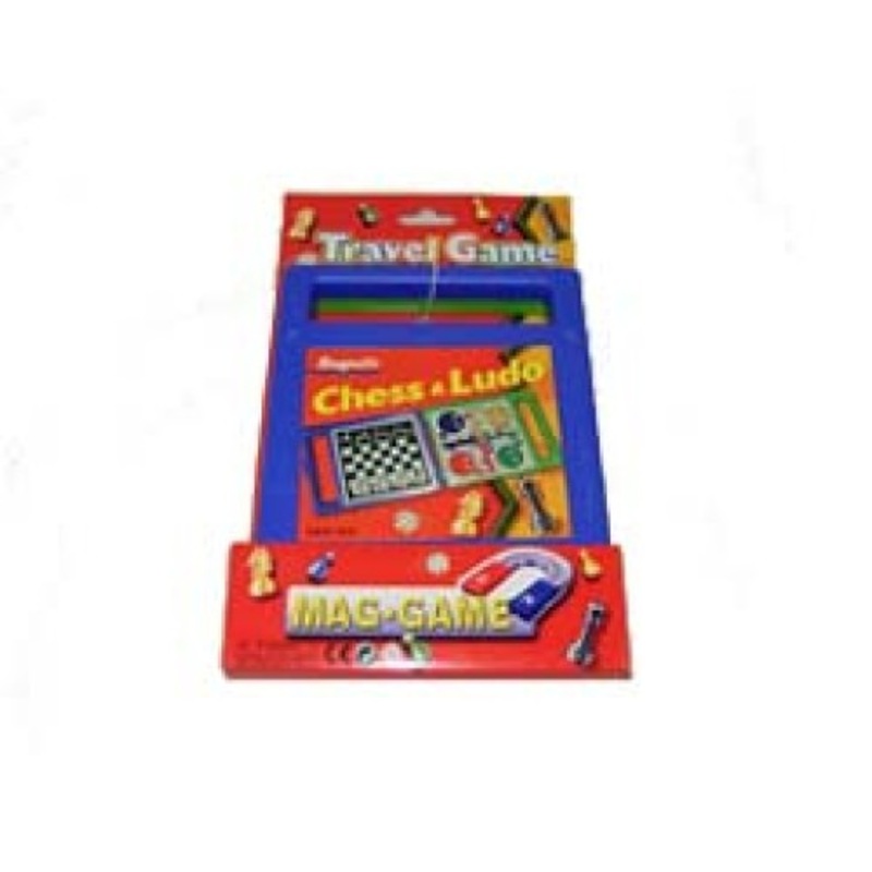 20120 – TRAVEL MAGNETIC GAMES 2-IN-1 CHESS & LUDO