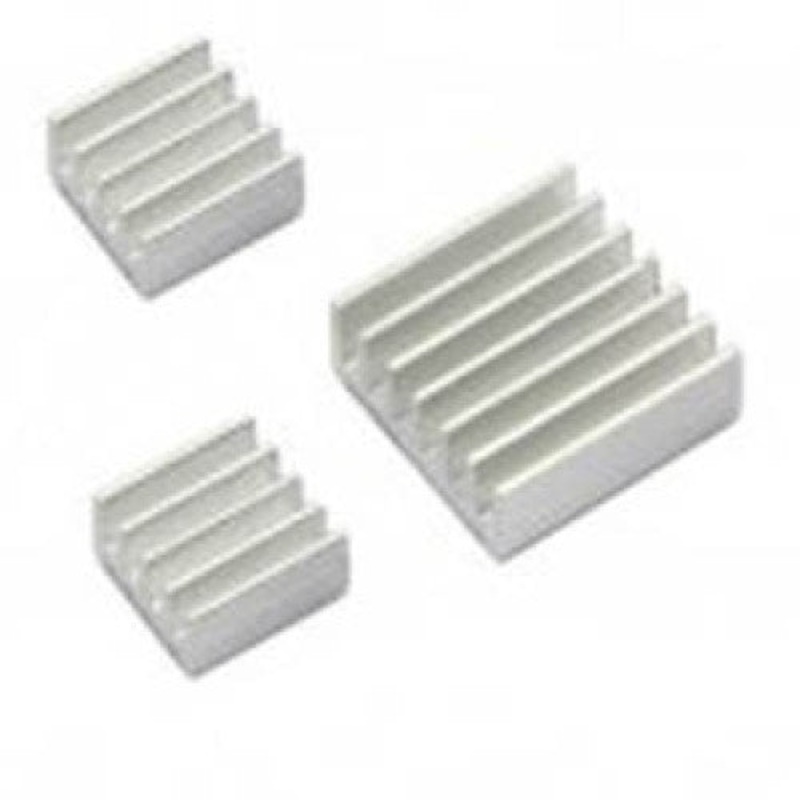 3PCSHSK – RASPBERRY PI 3/4 HEATSINK 3PCS/K 2PCS 9X9X5MM & 1PC 13X12X5MM