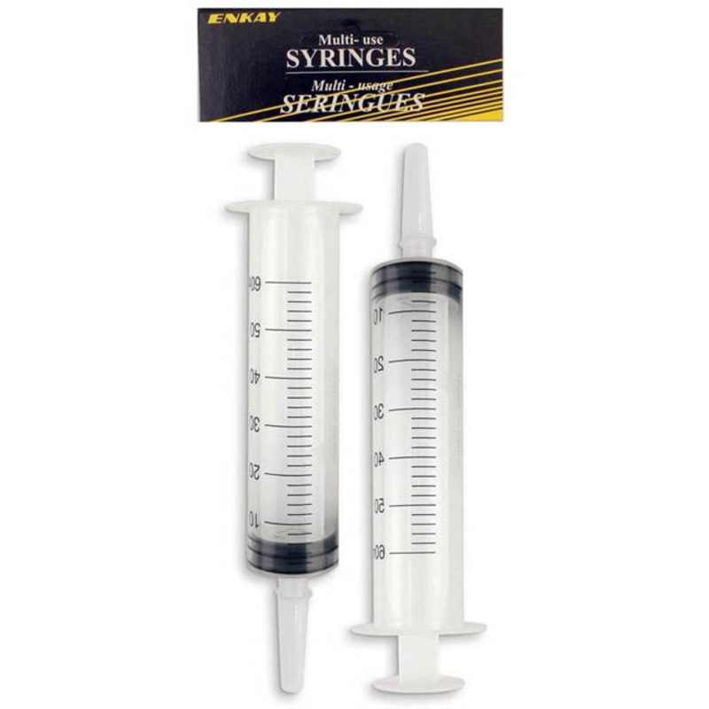 8030-2C – SYRINGE 60ML MULTI USE  (2 pcs/pkg)
