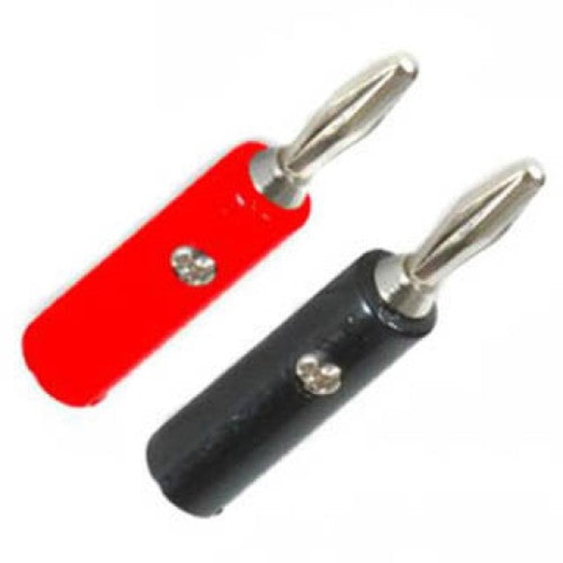 AM-3090 – BANANA PLUG SC/HOLE STD RED/BLK INSULATED (2 pcs/pkg)