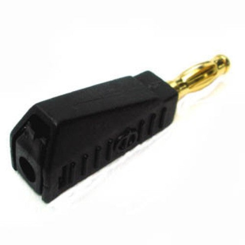BG1011B – BANANA PLUG CRIMP STD BLACK INSULATD STACKABLE