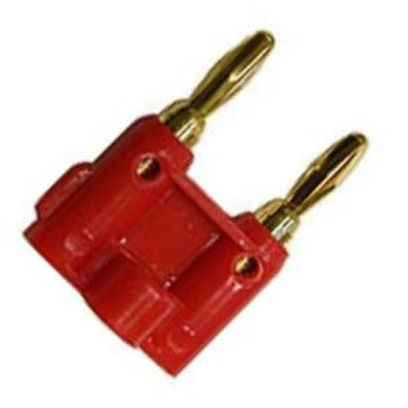 BG1013R – BANANA PLUG/JACK DOUBLE STD RED GOLD