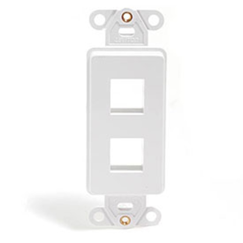 CAT504-2 – WALL PLATE DECORA INSERT 2PORT