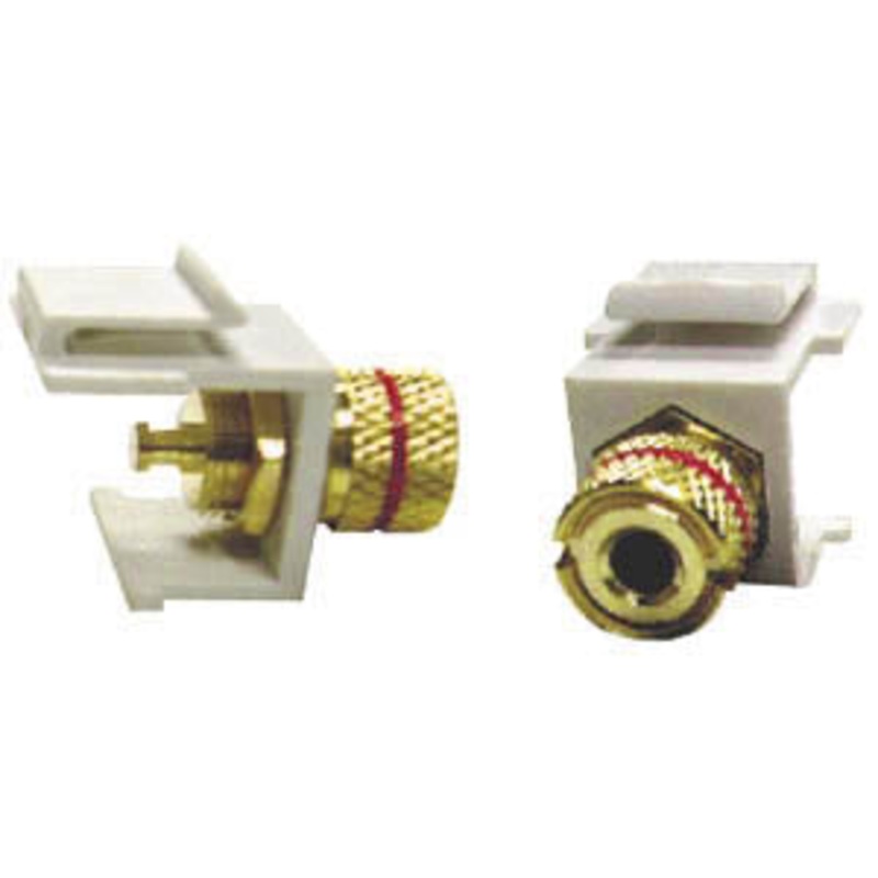 IN-0118-WH/RD – KEYSTONE BINDING POST SOL RED GOLD