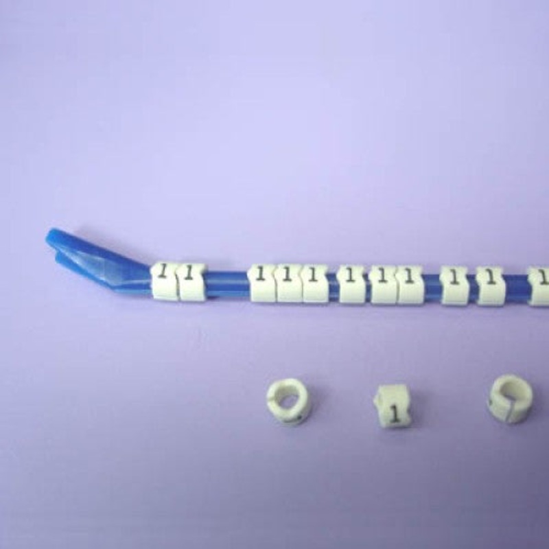 S9-1 – WIRE MARKER SNAP ON 16-14AWG BLU LEGEND 1 (30 pcs/pkg)