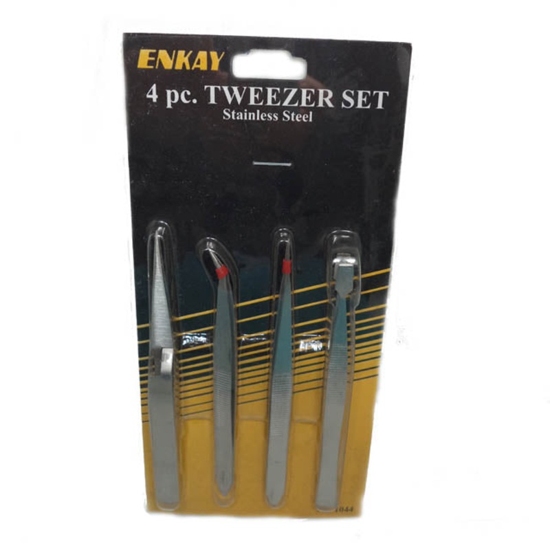 1044 – TWEEZER METAL 5IN 4PC SET