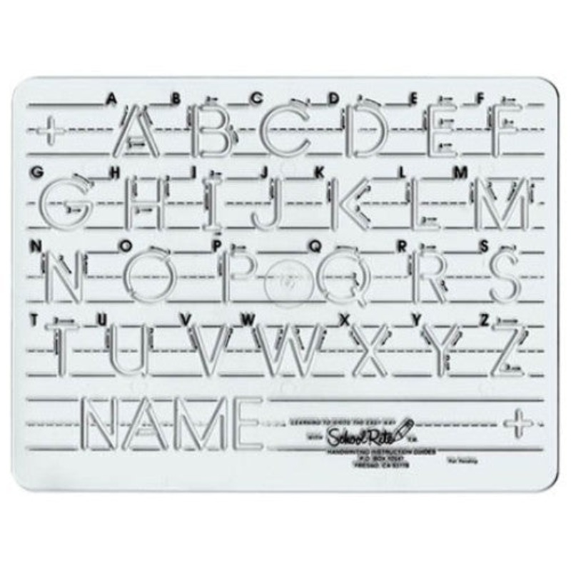1051 – TEMPLATE FOR ALPHABET UPPERCASE A-Z 1IN SIZE 8.5X11