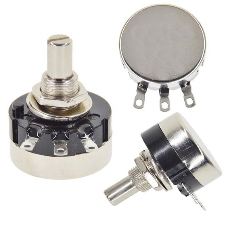 18PMW-50K – POT LIN 50K 1/4IN RND 29MM SOL 2W SPLIT SHAFT