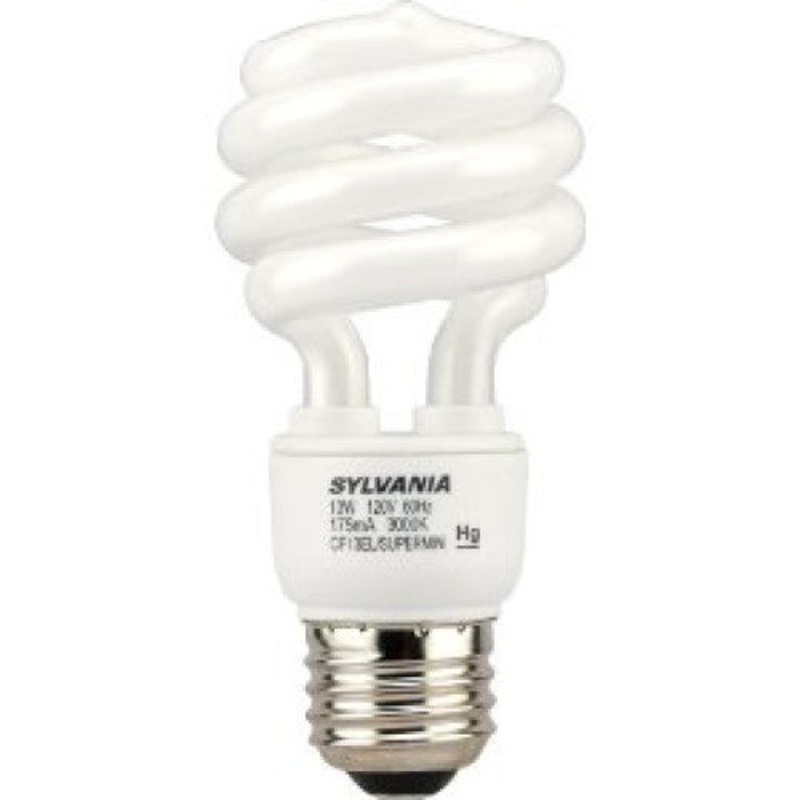 30-100 – BULB COMPACT FLUORESCENT 13W SOFT WHITE ENERGY SAVER (60W) 3P (3 pcs/pkg)