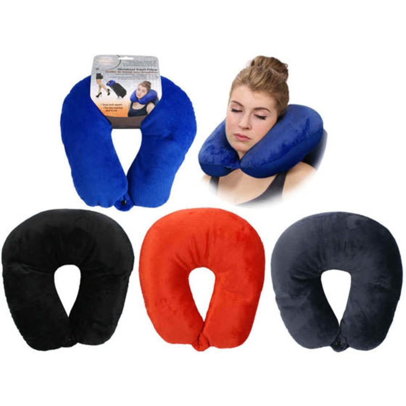 82343 – TRAVEL PILLOW ASSORTED COLORS