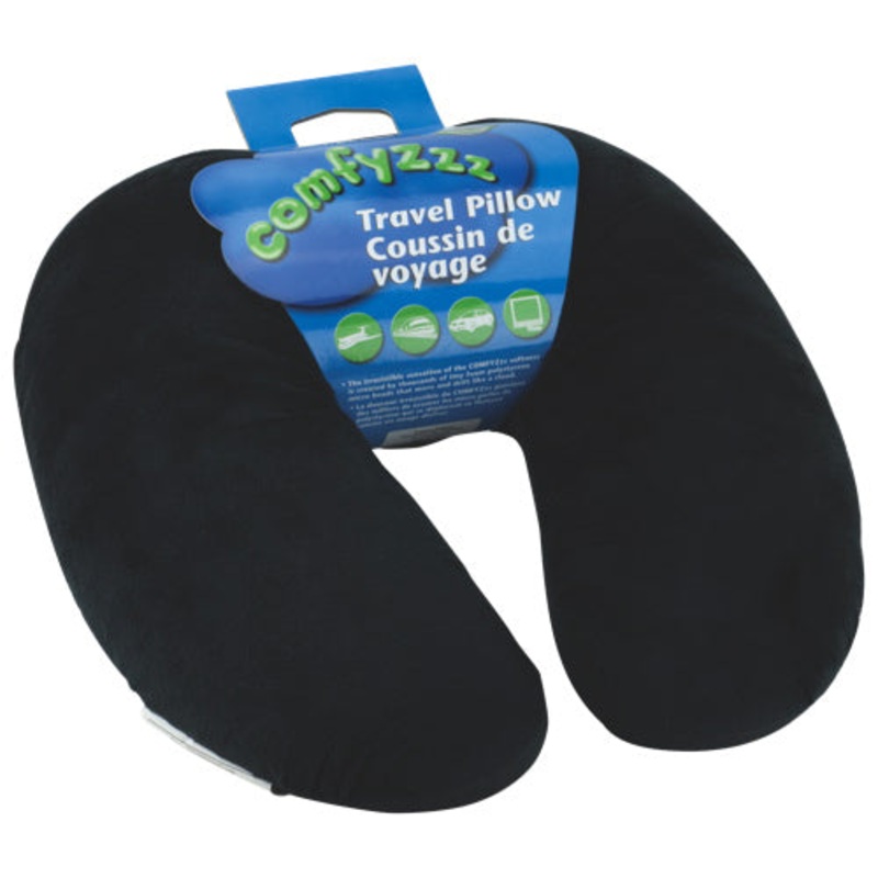 85-6761 – TRAVEL PILLOW ASSORTED COLORS REMOVABLE OUTER COVER