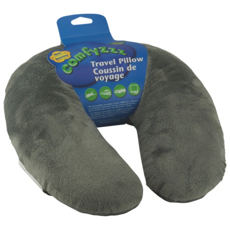85-6765 – TRAVEL PILLOW ASSORTED COLORS REMOVABLE OUTER COVER
