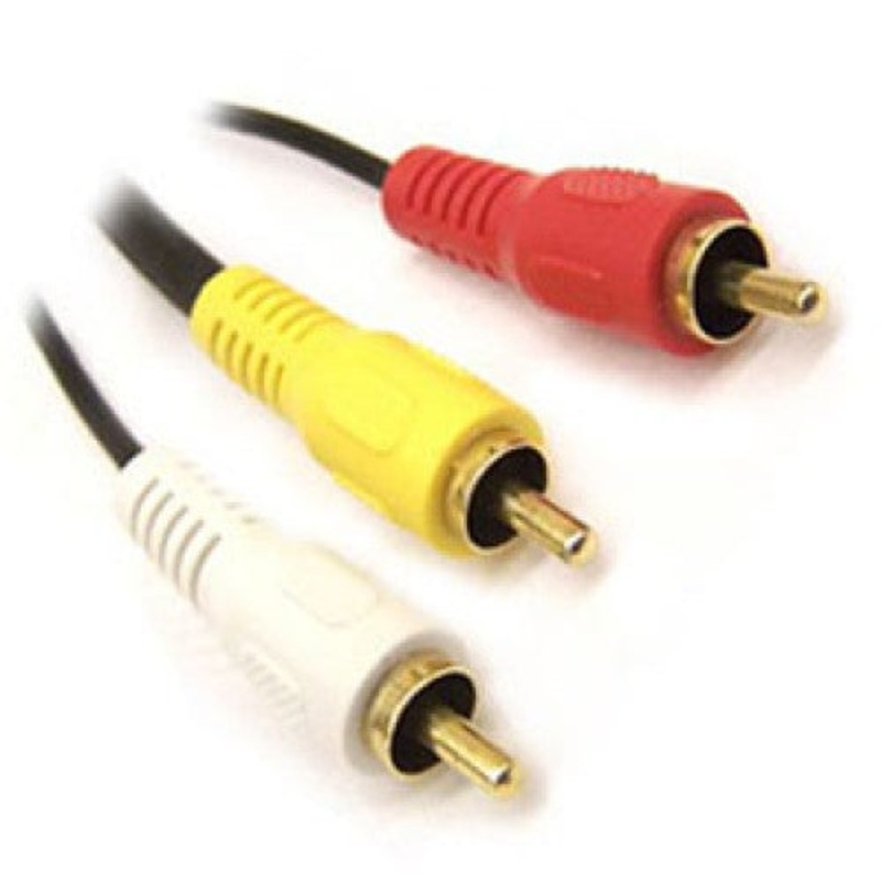 CA1007-6 – RCA CABLE ASSY M/MX3 6FT GOLD