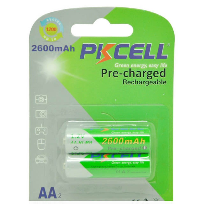 RTU-NIMH2600AA-2B – BATTERY NI-MH AA 1.2V 2600MAH  (2 pcs/pkg)