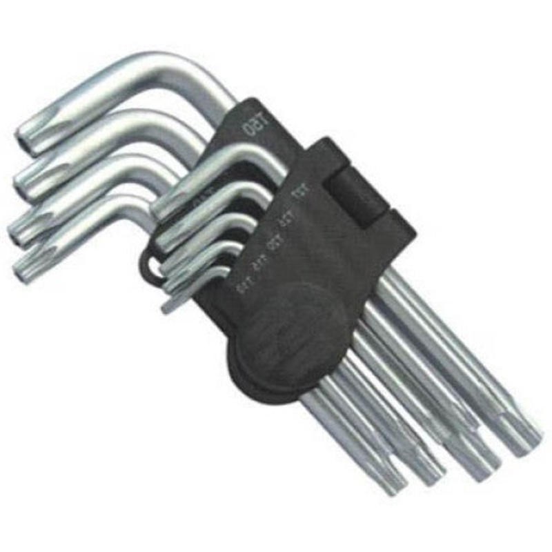 TP6109A-TX – TORX KEYS T10 T15 T20 T25 T27 T30 T40 T45 T50 9PC/SET