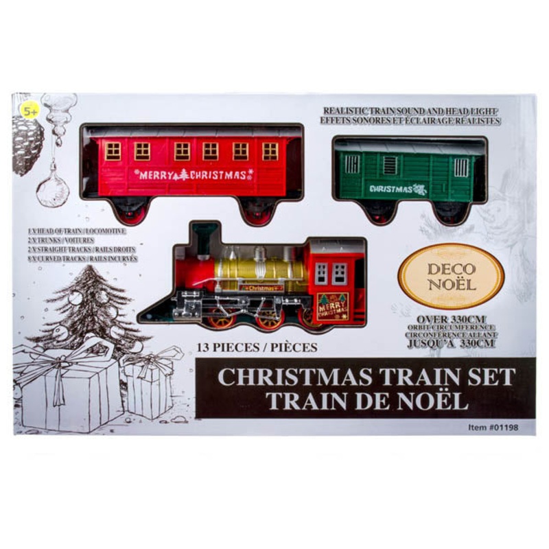 01198 – TRAIN PLAY SET CHRISTMAS 13PCS/SET