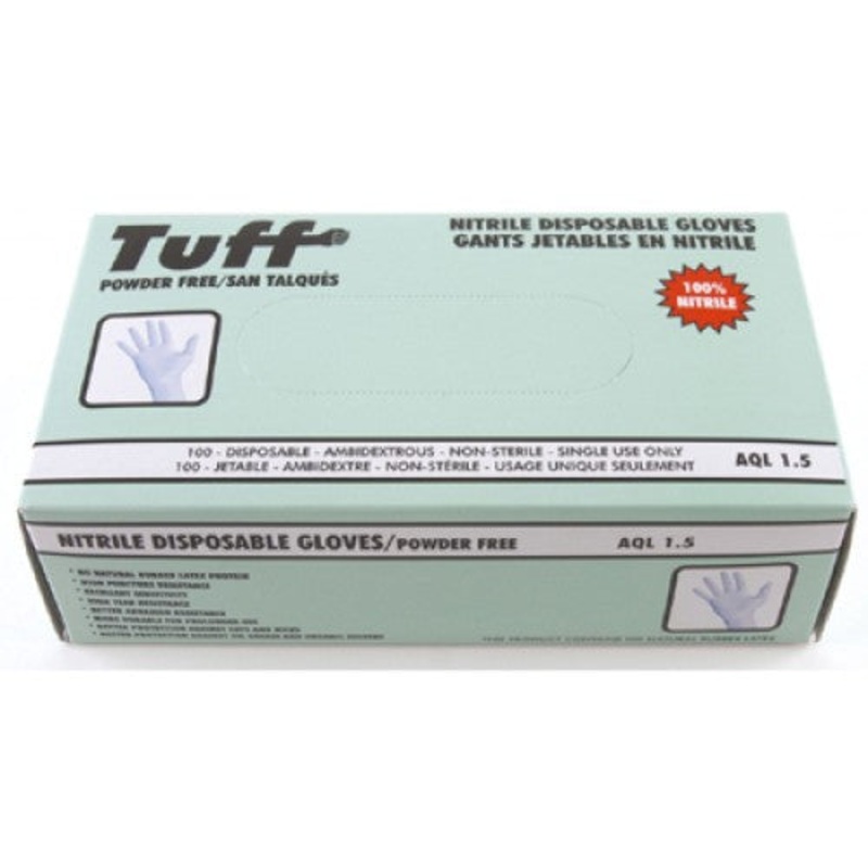 15I-700PF-LARGE – GLOVES NITRILE LARGE BLUE POWDER FREE SINGLE USE ONLY (100 pcs/pkg)